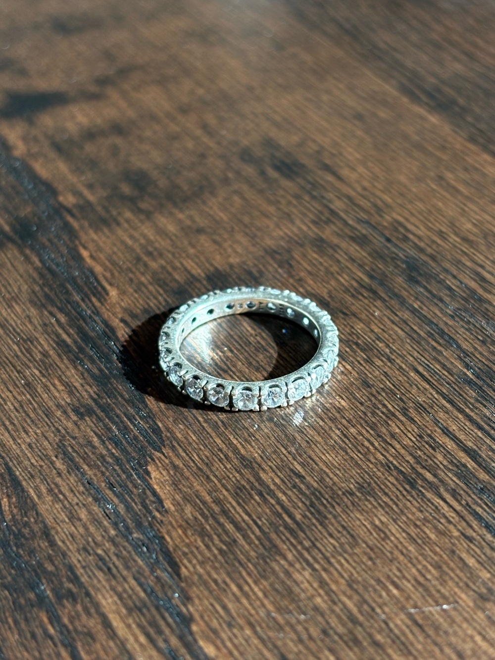Pandora Timeless Sparkling Row Eternity Ring Sterling Silver CZ